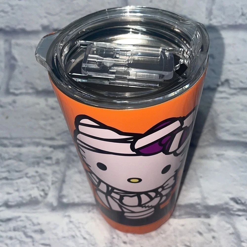 Hello Kitty Sanrio Spooky Mummy Ghost Bats Stainless Steel Halloween Tumbler